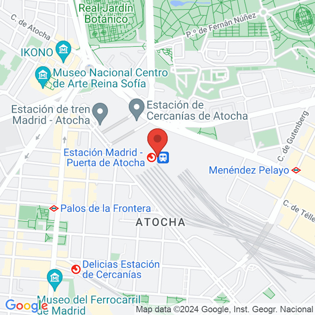 Estación Madrid - Puerta de Atocha map