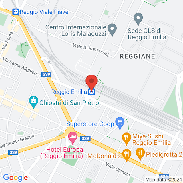 Reggio Emilia map